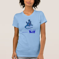 Blauer Drache-T - Shirt