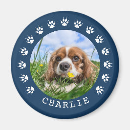 Blauer Druckkopf druckt Frame Pet Foto Magnet