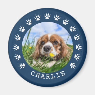 Blauer Druckkopf druckt Frame Pet Foto Magnet
