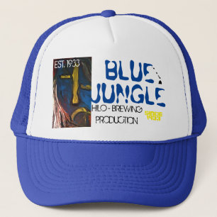 BLAUER Dschungelbrau Truckerkappe