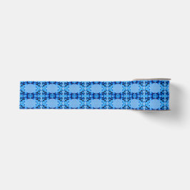 Blauer Dye Herz Ripsband