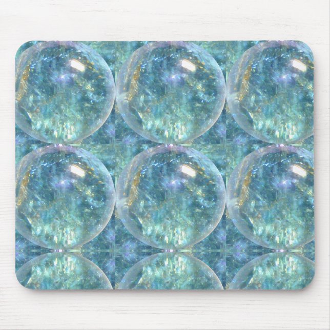 Blauer Edelstein Mousepad (Vorne)