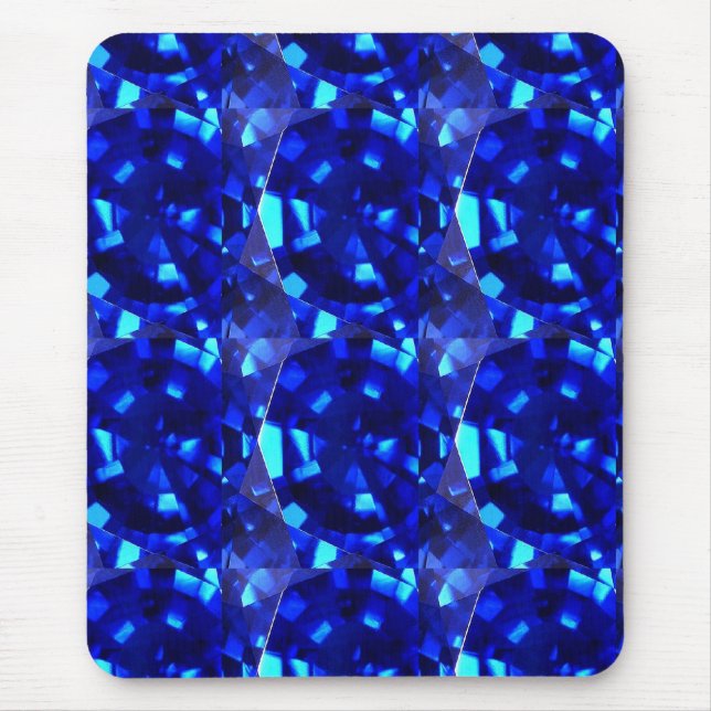 blauer Edelstein Mousepad (Vorne)