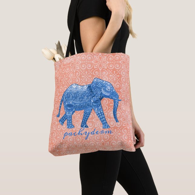 Blauer Elefant Tasche (Von Nahem)