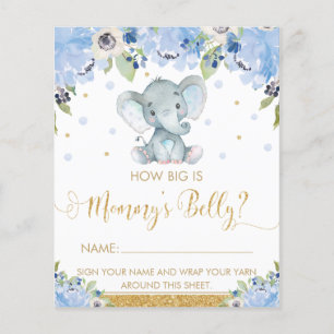 Blauer Elefant Wie groß ist Mommys Bauchspiel