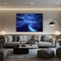 Blauer Energiefluss