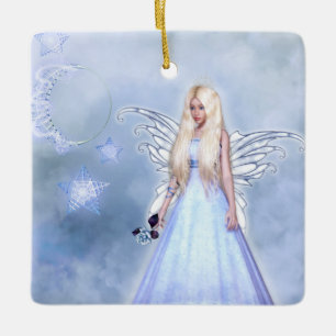 Blauer Engel Keramikornament