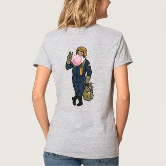 Blauer Engel Weihnachtsmann T-Shirt