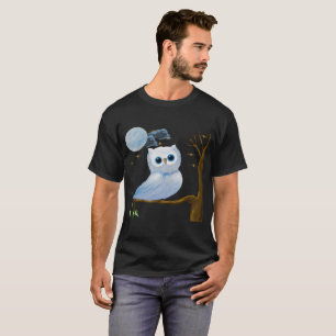Blauer Eule T-Shirt