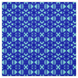 Blauer Farbstoff Druckmuster Design Stoff