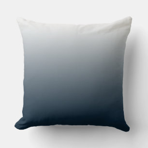 Blauer Farbverlauf Kissen