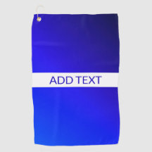 Blauer Farbverlauf und bearbeitbarer Text auf weiß