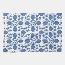 Blauer Fisch Geschirrtuch