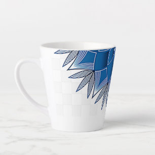 "Blauer Fisch" Kleine Tasse für Latte-Kaffee