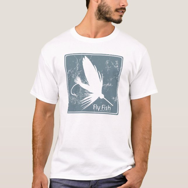 Blauer Fisch T-Shirt (Vorderseite)