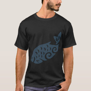 blauer Fisch T-Shirt