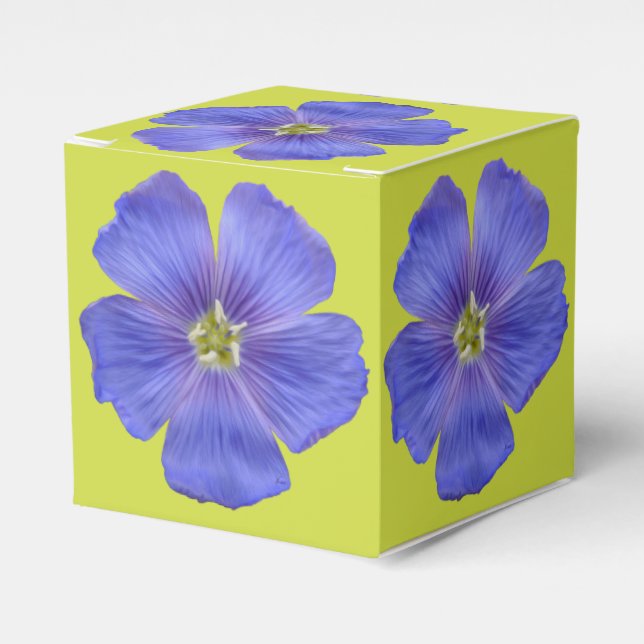 Blauer Flachs #1 Geschenkschachtel (Vorderseite)