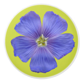 Blauer Flachs #1 Keramikknauf