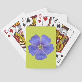 Blauer Flachs #1 Spielkarten