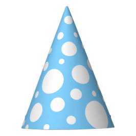Blauer Fleck Party Hats Partyhütchen