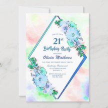 Blauer Flor 21. Geburtstag