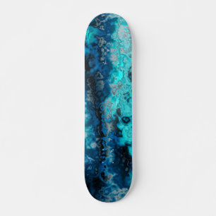 Blauer Flor Skateboard