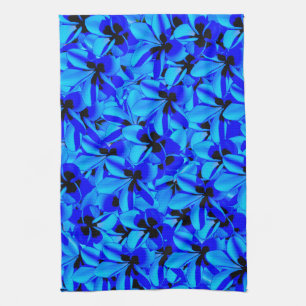 Blauer Frangipani-Blume, Geschirrtuch