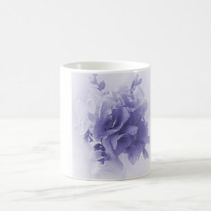BLAUER FREESIA-BLUMENSTRAUSS KAFFEETASSE