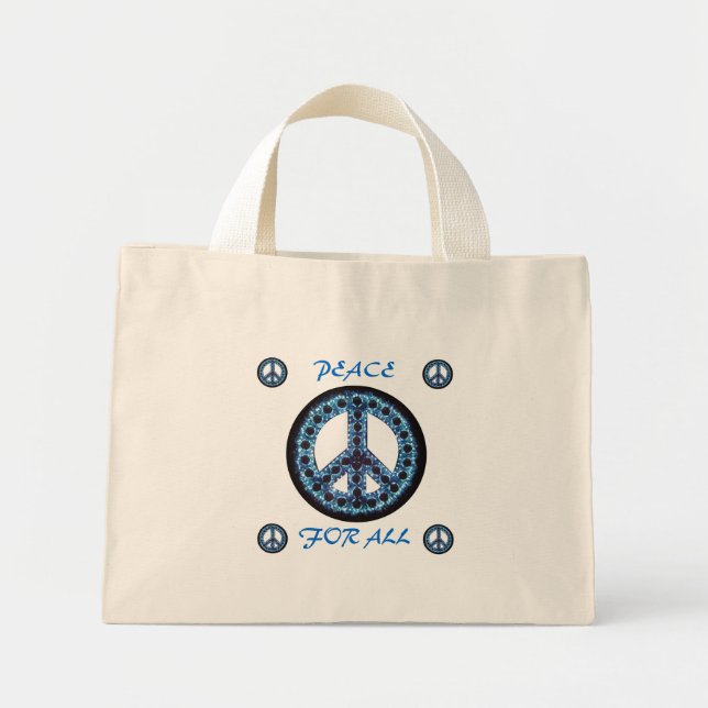 Blauer Frieden für alle Taschen (Vorne)