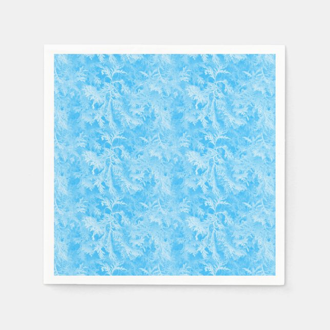 Blauer Frost Serviette (Vorderseite)