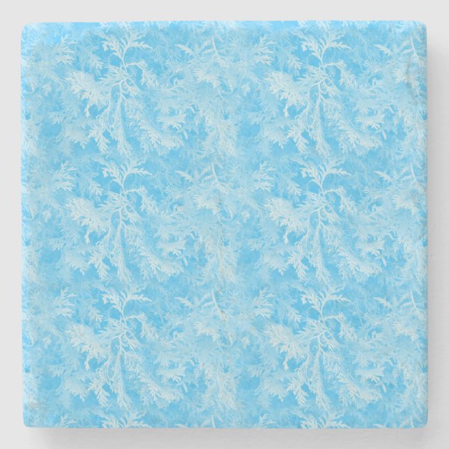 Blauer Frost Steinuntersetzer (Vorderseite)