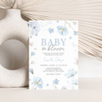 Blauer Frühling Baby in Bloom Baby Dusche