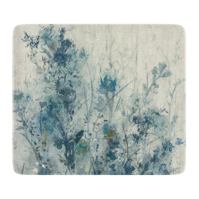 Blauer Frühling Schneidebrett (Vorderseite)