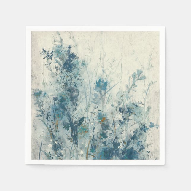 Blauer Frühling Serviette (Vorderseite)