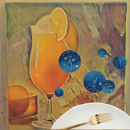 Blauer funkelnder Neujahrsfest Glitzer Sterne Blum Konfetti