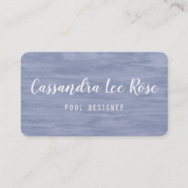 Blauer Geschäftsausweis Visitenkarte