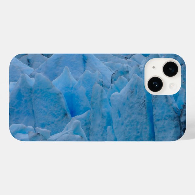 Blauer Gletscher Case-Mate iPhone 14 Hülle (Rückseite (Horizontal))