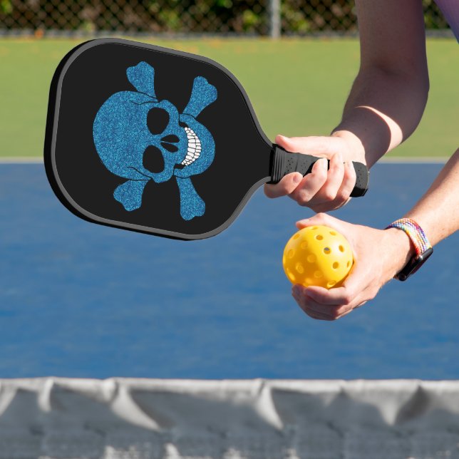 Blauer Glitzer Pickleball Schläger (InSitu)