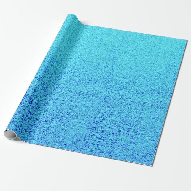 Blauer Glitzer-Schein-glänzender Schimmer Geschenkpapier (Ungerollt)