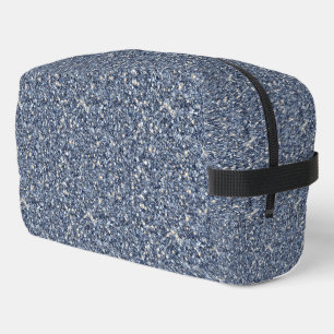 Blauer Glitzer Waschbeutel