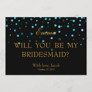 Blauer Glitzer wird meine Einladung sein