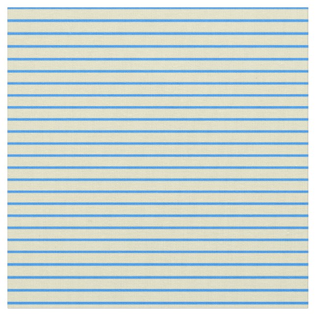 Blauer Goldenrod farbene Linien Stoff (Nahaufnahme)