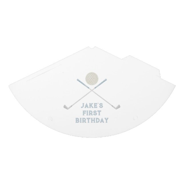 Blauer Golfhut Partyhütchen (Vorderseite)