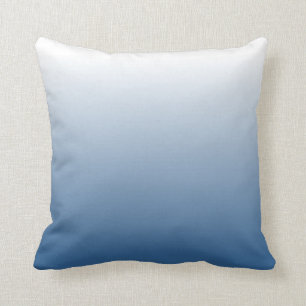 Blauer Gradient Kissen