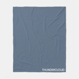 Blauer Graue Farbe von Thundercloud Fleecedecke