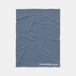 Blauer Graue Farbe von Thundercloud Fleecedecke