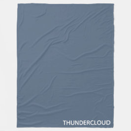 Blauer Graue Farbe von Thundercloud Fleecedecke