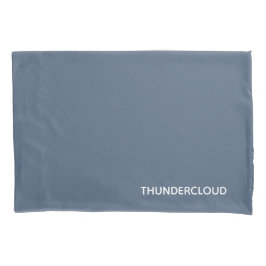 Blauer Graue Farbe von Thundercloud Kissenbezug