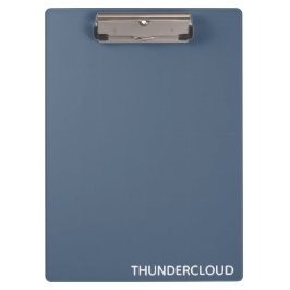 Blauer Graue Farbe von Thundercloud Klemmbrett