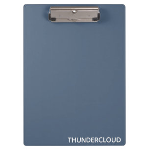 Blauer Graue Farbe von Thundercloud Klemmbrett